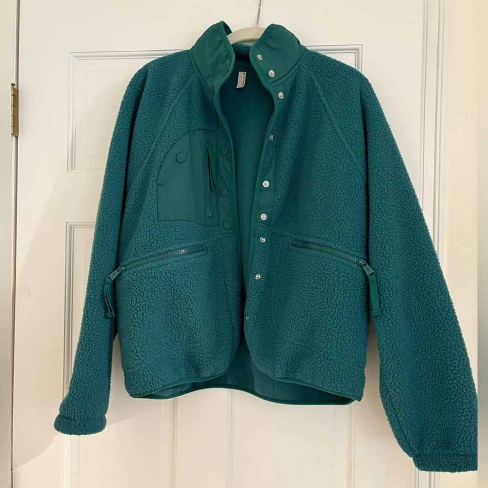 Free People Hit the Slopes fleece jacket